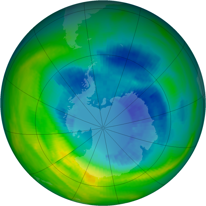 Ozone Map 1986-09-06